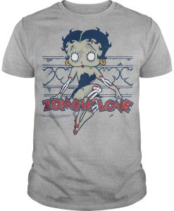 Betty Boop Zombie Pinup Tshirt