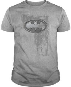 Batman Riveted Metal Logo Tshirt
