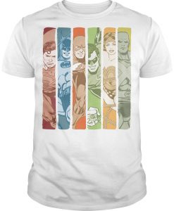 DC Justice League Columns Tshirt