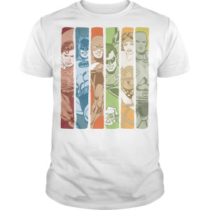 DC Justice League Columns Tshirt