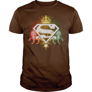 Superman Ornate Lion Shield Tshirt