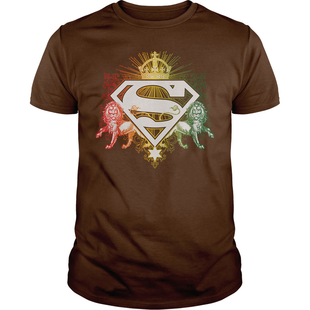 Superman Ornate Lion Shield Tshirt