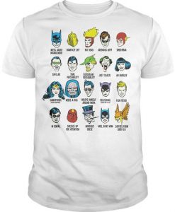DC Superhero Issues Tshirt