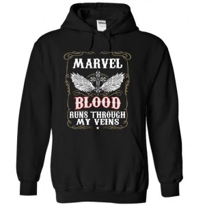 Marvel Blood Runs Through My Veins Hoodie