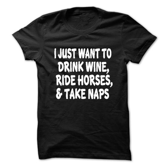 I Just Want To Drink Wine Tshirt