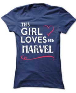 This Girl Loves Her MARVEL Tshirt