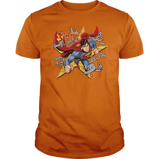 Superman Stars And Chains Tshirt