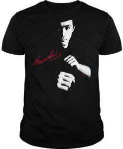 Bruce Lee THE DRAGON AWAITS Tshirt