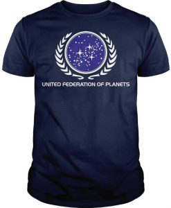 STAR TREK UNITED FEDERATION LOGO Tshirt