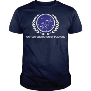 STAR TREK UNITED FEDERATION LOGO Tshirt