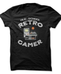 Old School Retro Gamer Geeky T Shirt